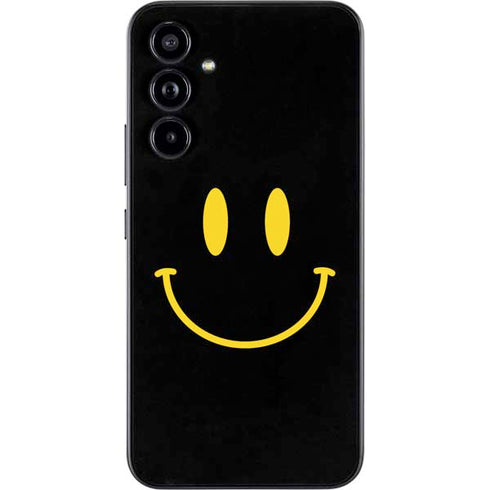Black Happy Face Galaxy A54 5G Skin